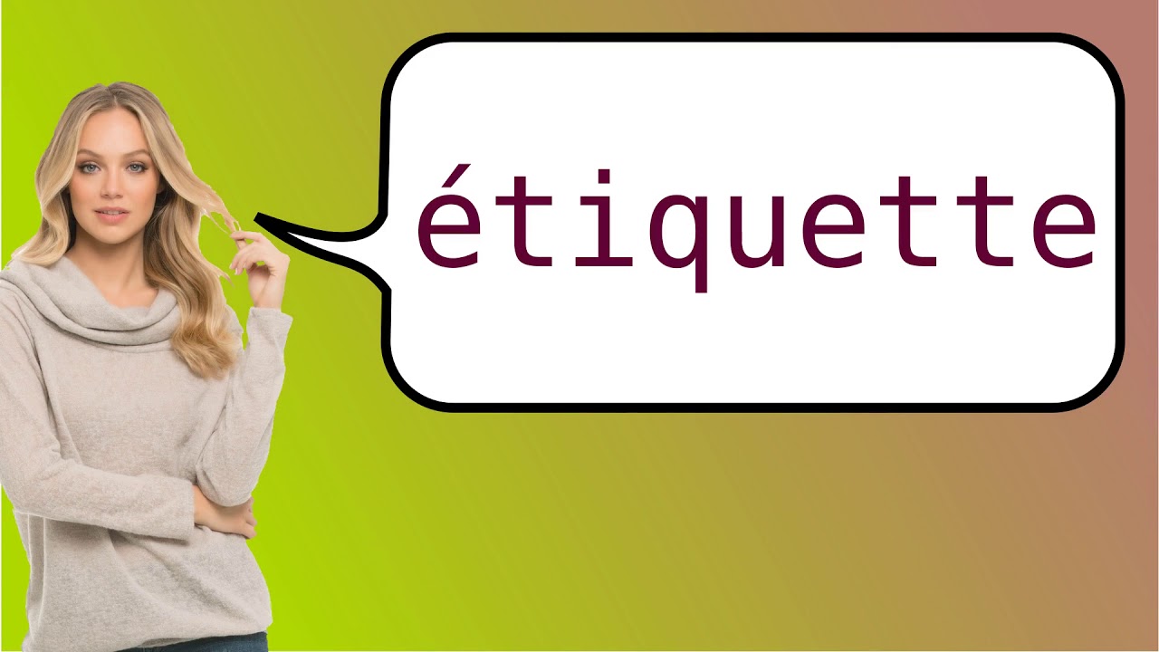 How to say 'label' in French?