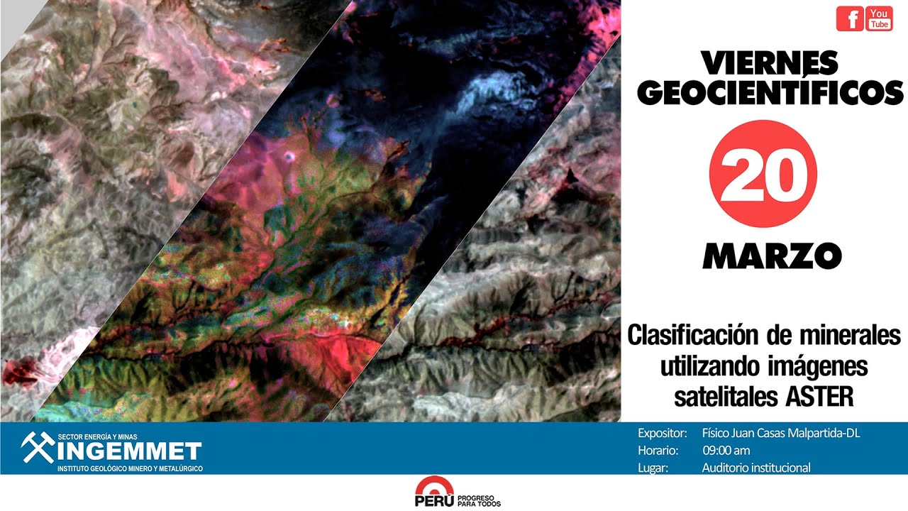 Tema: “CLASIFICACIÓN DE MINERALES UTILIZANDO IMÁGENES SATELITALES ASTER”