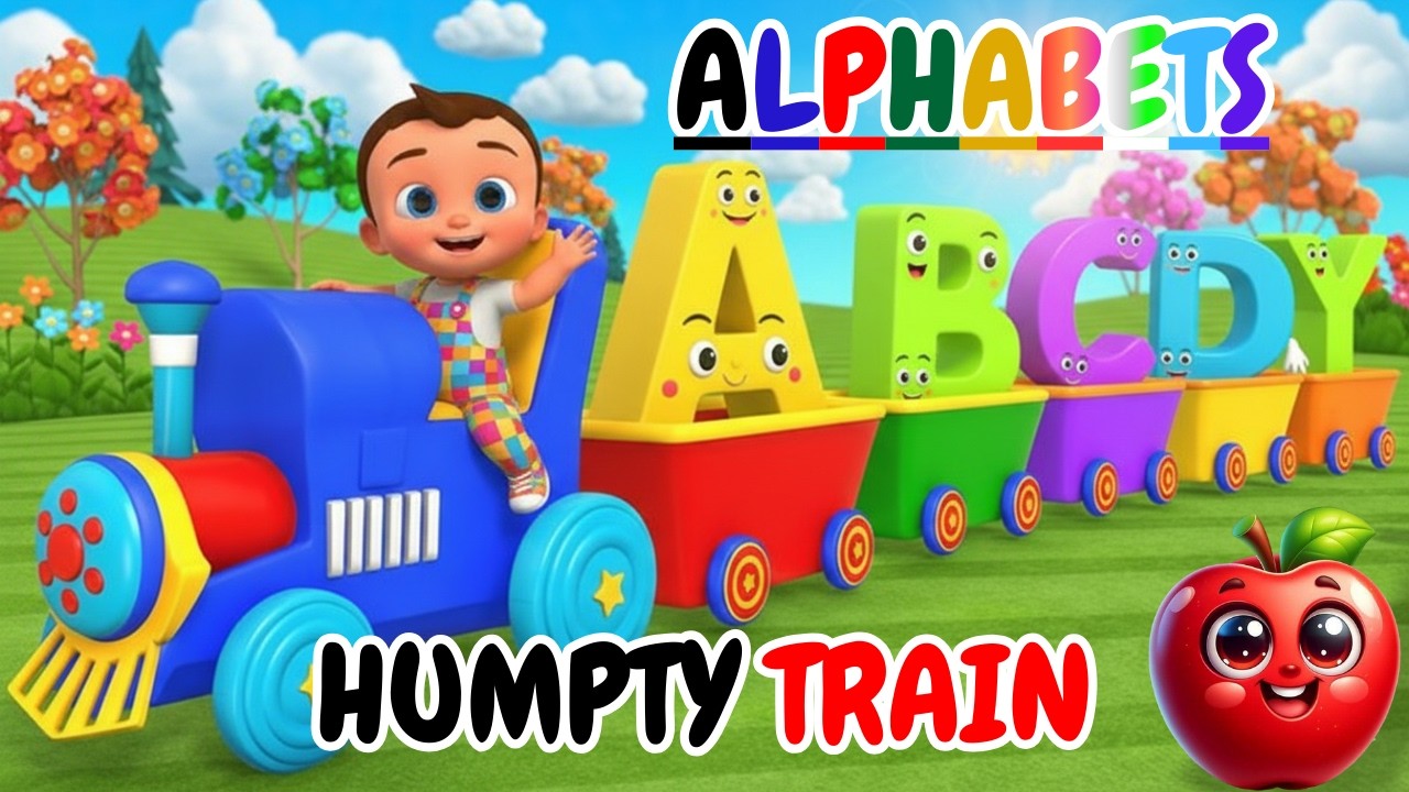 Humpty the Train Alphabet song | Learn A TO Z with Humpty | Kids videos | Humpty the train