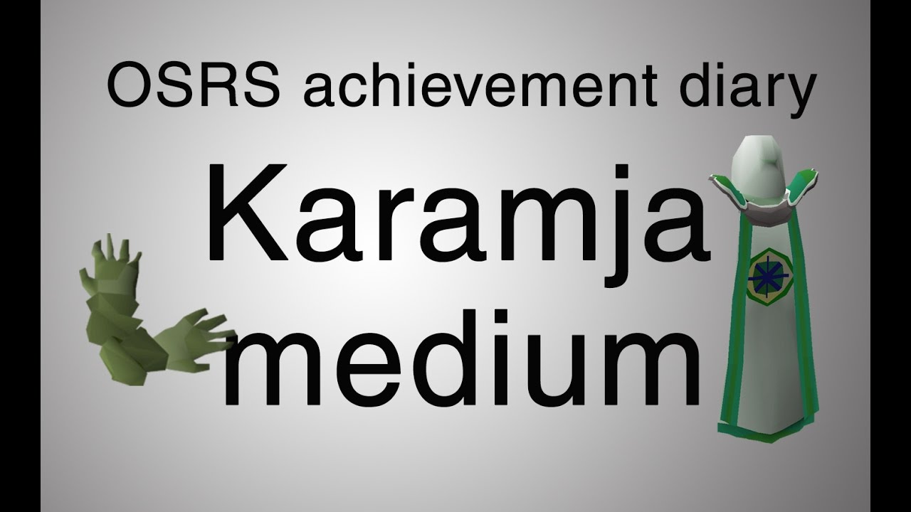 [OSRS] Руководство по ведению дневника на языке Karamja