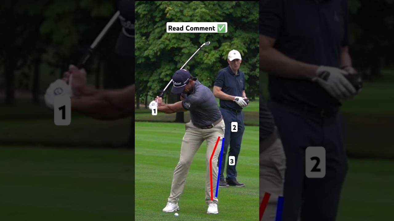When to Straighten Your Left Leg for a Powerful Swing
