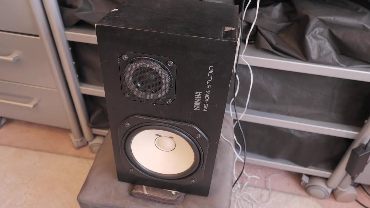 YAMAHA NS-10 STUDIO MONITOR CAIXA ACÚSTICA CURVA DE RESPOSTA DE FREQUÊNCIA COM RTA.