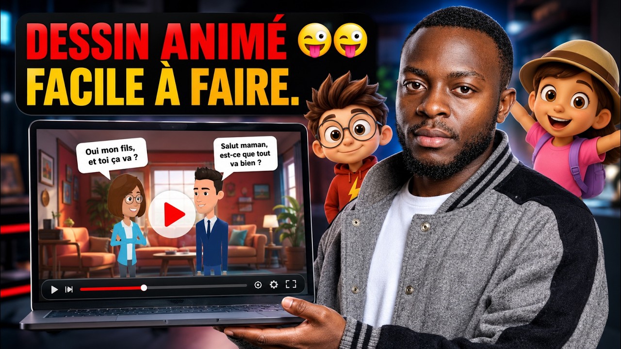 comment CRÉER un DESSIN ANIMÉ POUR DÉBUTANT avec animaker