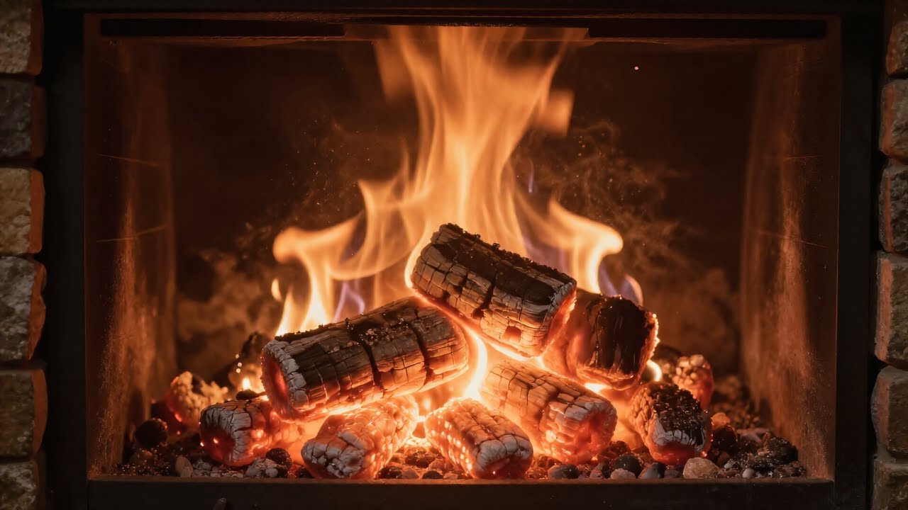 Pure Fireplace Sounds for 10 minutes  relaxation