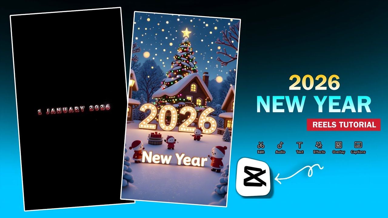 Happy new year 2026 video editing | 2026 new year reels editing | Happy new year video editing
