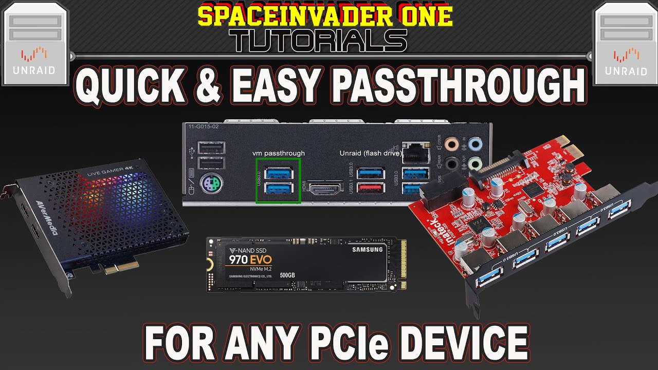 Быстрый и простой транзит PCIe-устройств для виртуальных машин