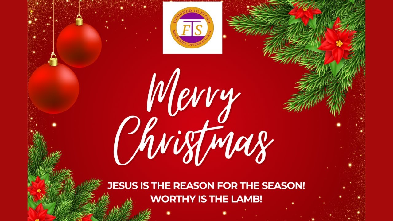 JESUS IS THE REASON FOR THE SEASON! WORTHY IS THE LAMB!