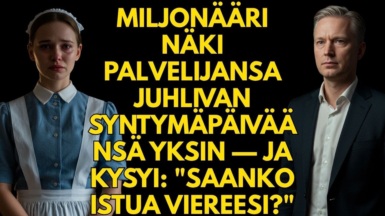 Miljonääri näki palvelijansa juhlivan syntymäpäiväänsä yksin — ja kysyi: 