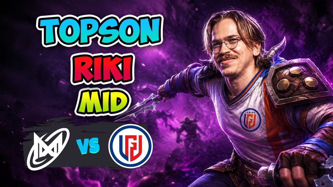 Topson RIKI MID! Nigma Galaxy vs LGD - The International 2026