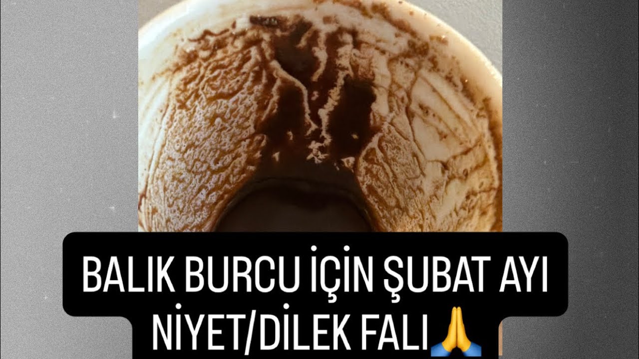 BALIK BURCU İÇİN ŞUBAT AYINA ÖZEL NİYET/DİLEK FALI🙏#balıkburcu #kahvefalı #tarot #fal #şubat