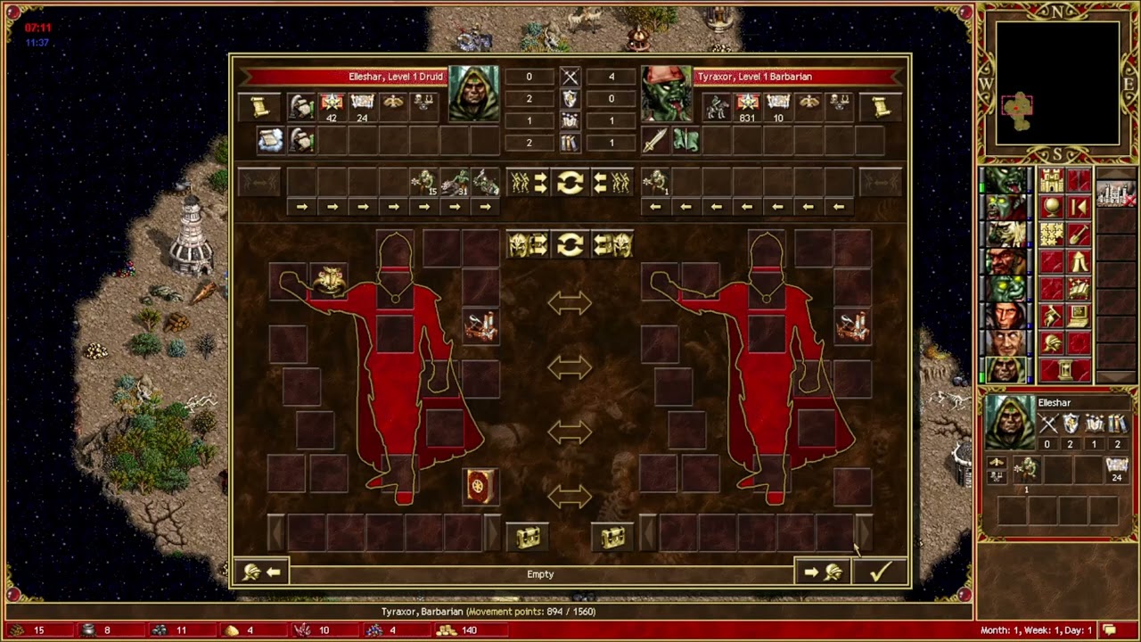 HoMM3 HOTA: Ranked PvP - Jebus Cross - Stronghold vs Necropolis