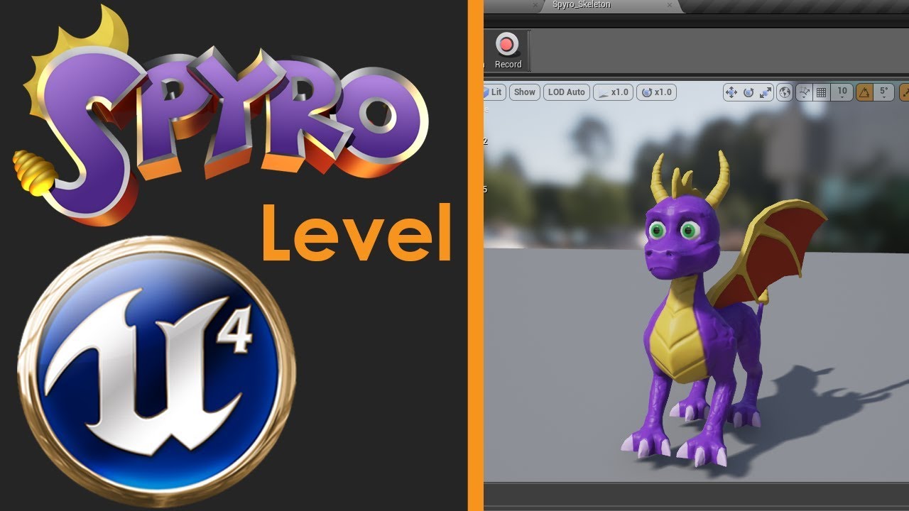 Spyro level in Unreal Engine 4