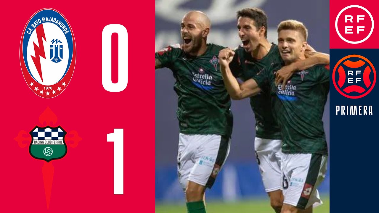 RESUMEN #PrimeraFederaci&oacute;n | CF Rayo Majadahonda 0-1 Racing Club Ferrol | Grupo 1 | Jornada 1