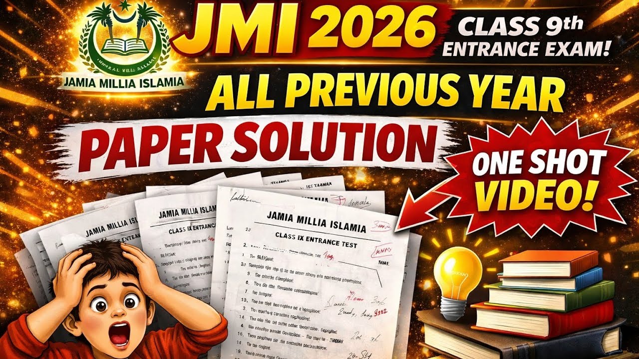 JMI Class 9th English 2026  Complete One Shot | PYQ Based Most Important Questions | Full Revision