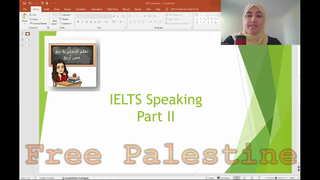 كيف أجيب على سؤال سبيكنج Speaking Part 2