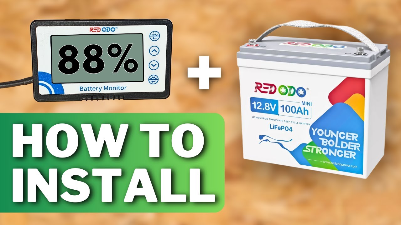 How To Install Any Battery Monitor With Shunt (REDODO 500A Battery Monitor Review)