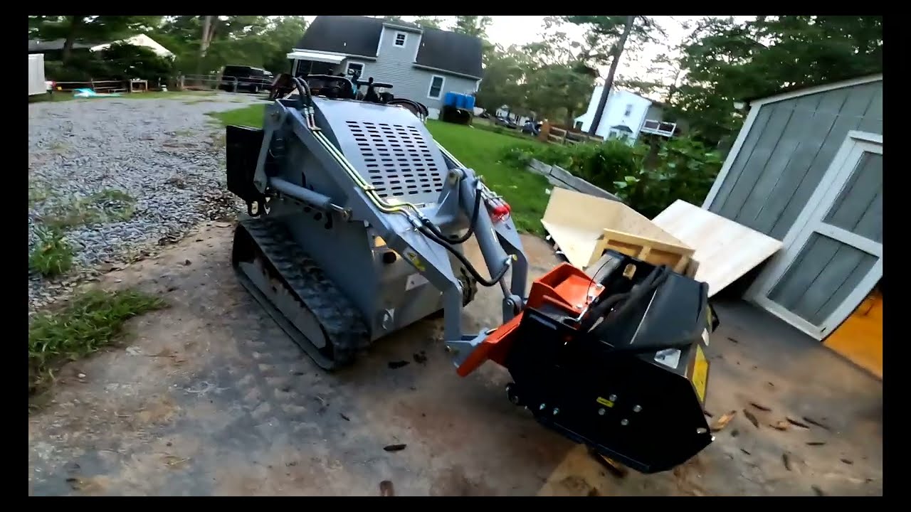 Titian Attachments Mini-skid steer flail mower