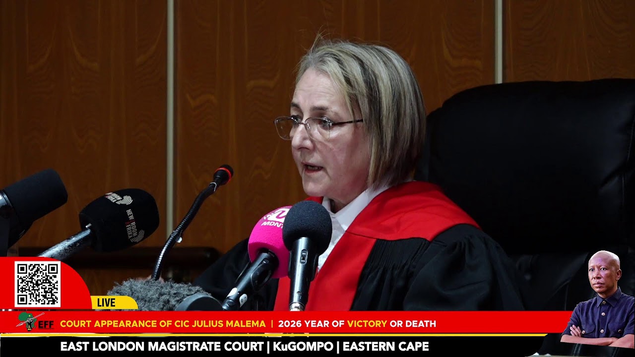 President Julius Malema attends Pre-Sentencing Hearing