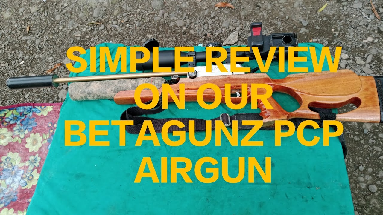 SIMPLE REVIEW ON OUR BETAGUNZ PCP AIR RIPLE+SHOUT OUTS#boyet39mixvlog #pcphunters #diy #pcpairguns