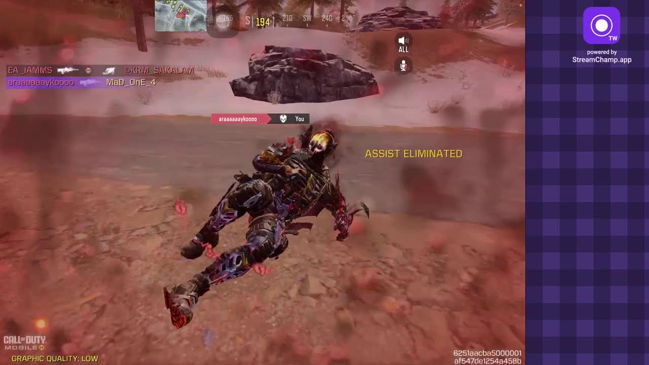 Broadcast powered by StreamChamp