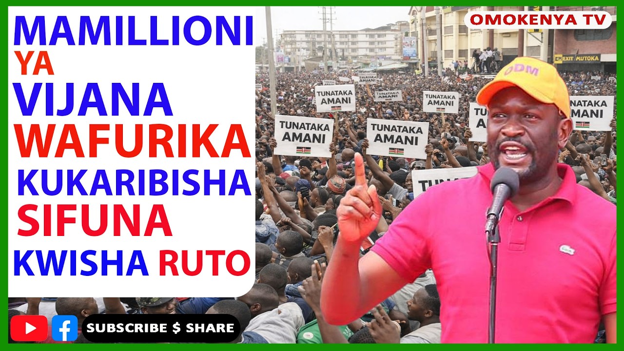 Total Shutdown, Vijana Wa Gen Z Wamefurika Uwanjani Wakisubiria Rais Wao Sifuna Tazama