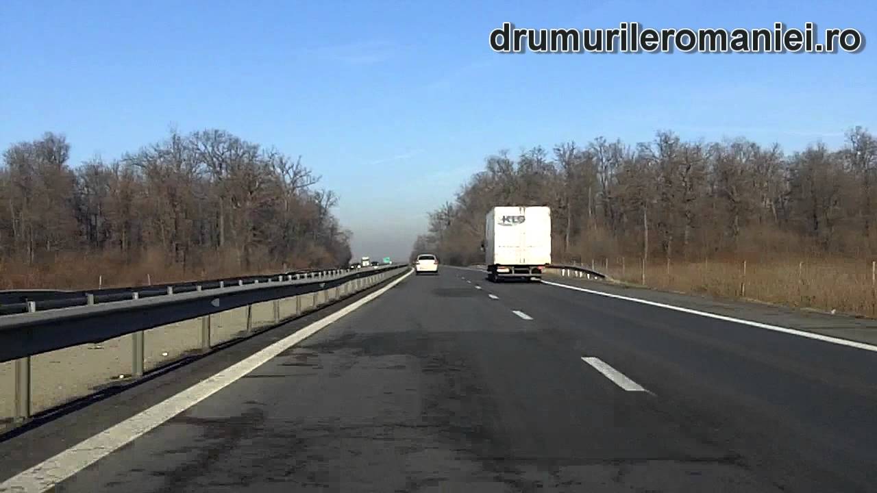 A1 E81 Autostrada Bucuresti - Pitesti ianuarie 2012