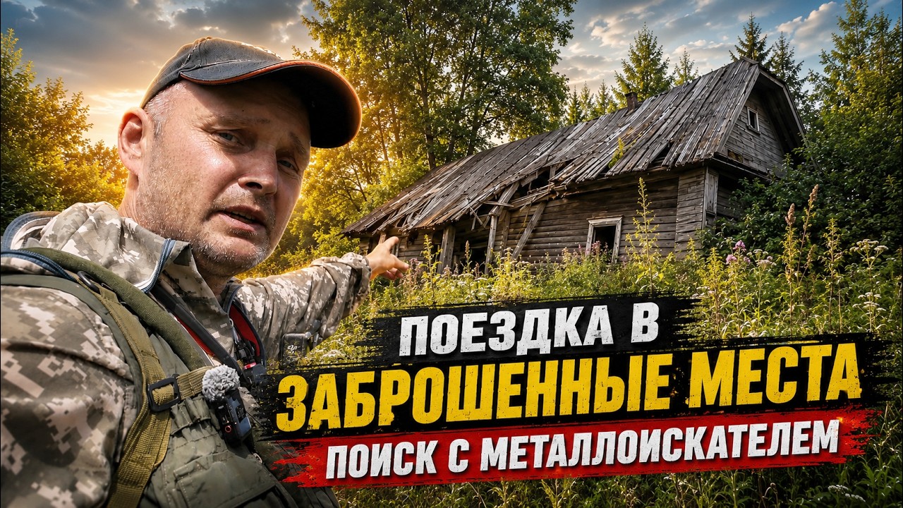 Здесь давно никто не живёт. Поиск старинных находок в заброшенном месте