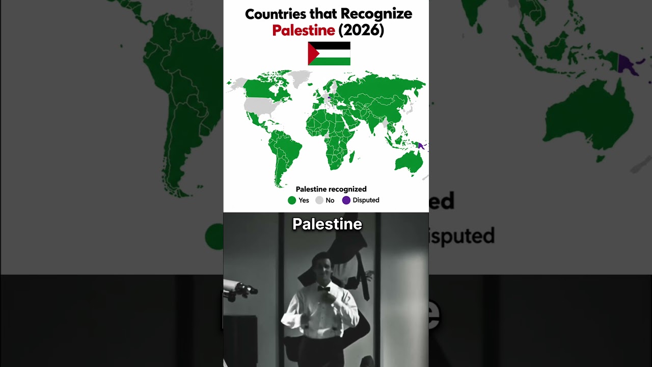 Countries that recognize Palestine 🇵🇸🌍