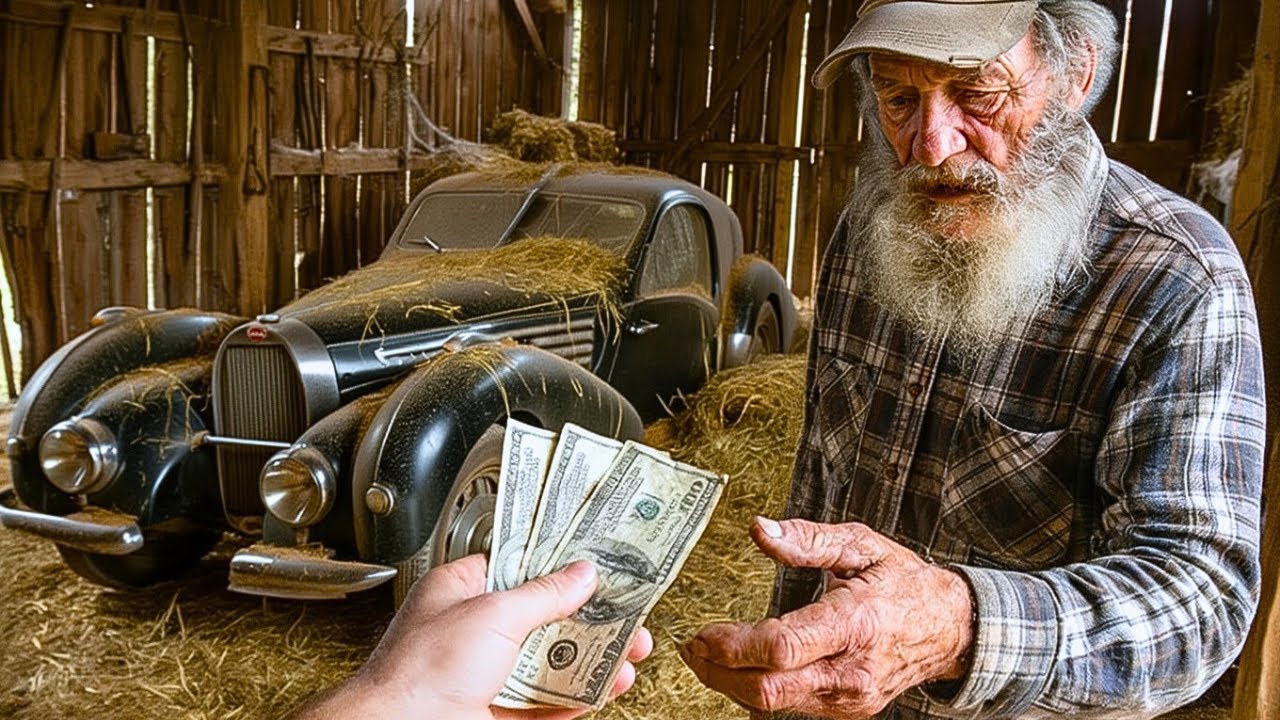 I Bought 1932 Bugatti Atlantic for ONLY $300! Grandpa Sold Me His Abandoned car (Full Restoration)