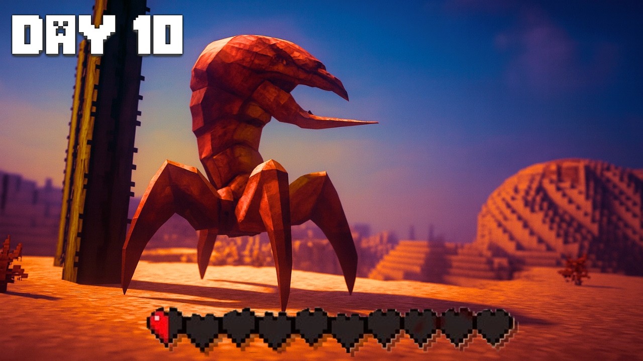 Can I SURVIVE 10 Days in Desert RLCraft?