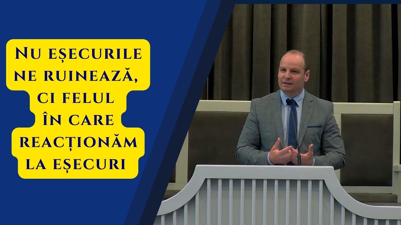 Bebe Ciaușu | Petru: Nu eșecurile ne ruinează, ci felul în care reacționăm la eșcuri