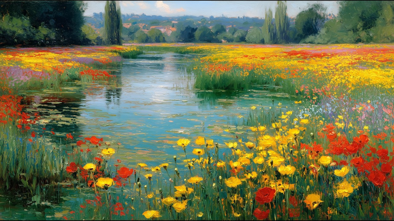 Visual Poems | Whispers of the Riverside | Living Oil Paintings