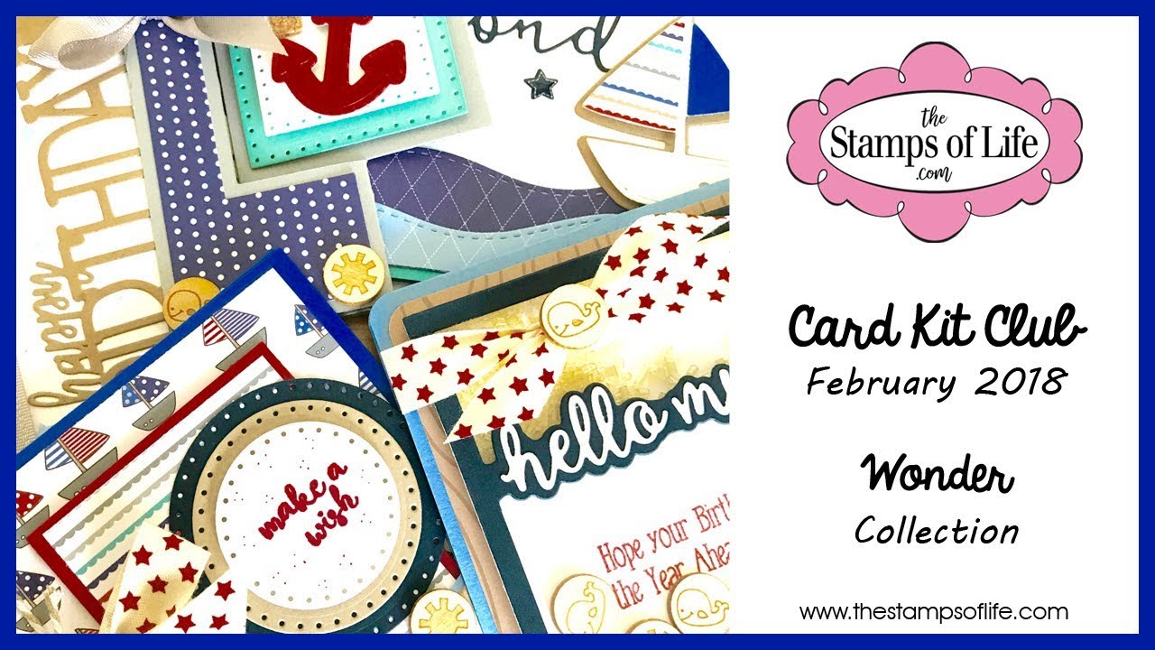 The Stamps of Life Monthly Card Kit February 2018