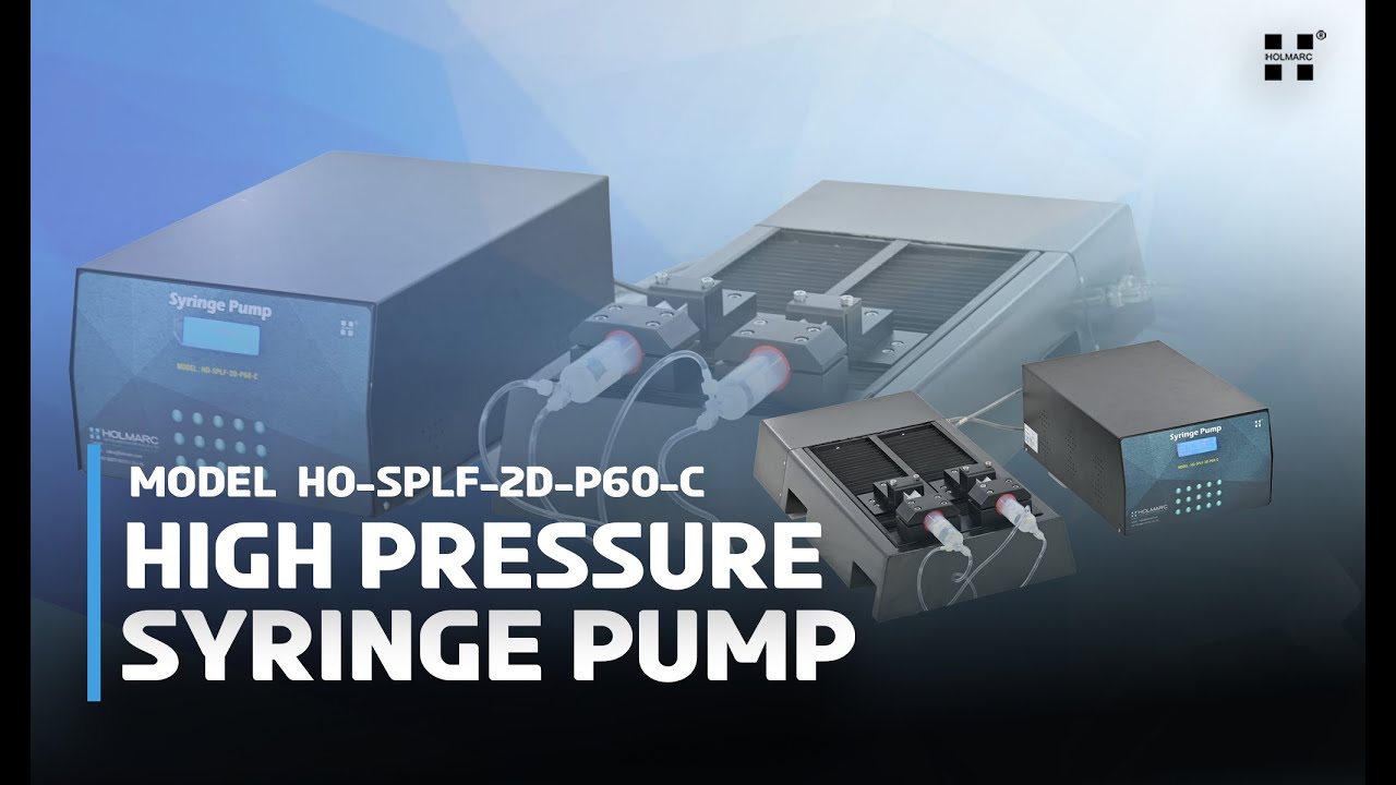 High-Pressure Dual Channel Syringe Pump | Model No: HO-SPLF-2D-P60-C