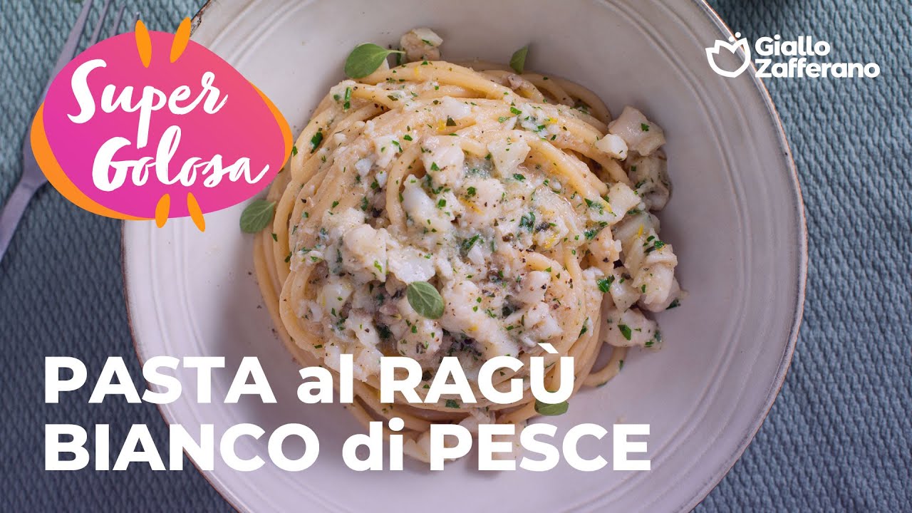 🍝🤍 PASTA al RAGÙ BIANCO di PESCE...con TOCCO FLAMBÉ IRRESISTIBILE😍🔥