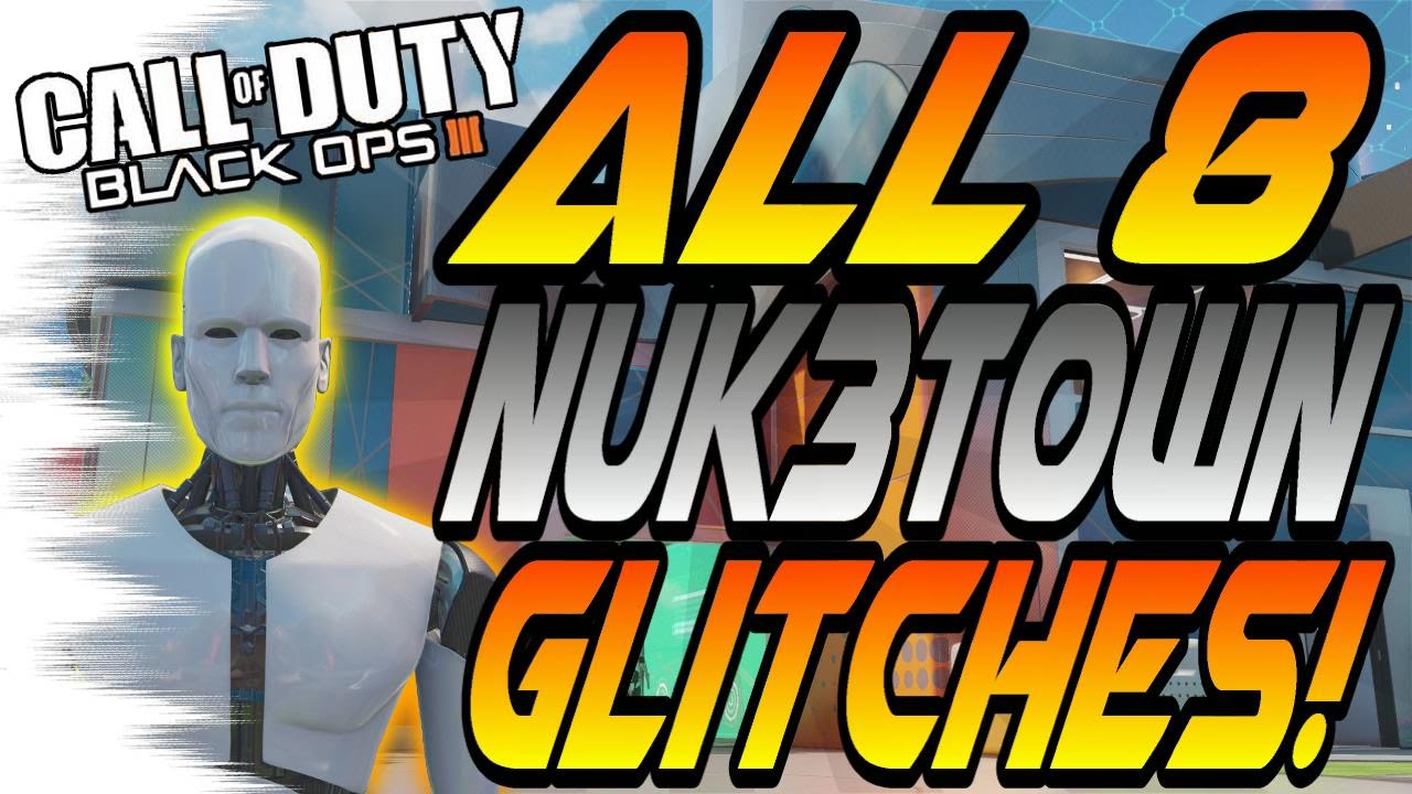 (6/3/16) ALL WORKING NUK3TOWN GLITCHES! - Wallbreaches, On Top of Maps (Black Ops 3 Glitch)