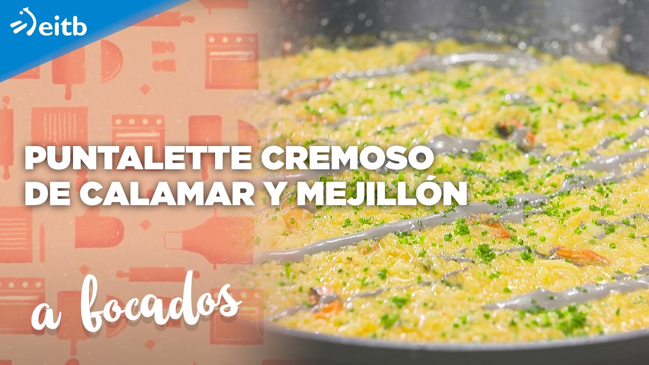 A BOCADOS: Puntalette cremoso de calamar y mejill&oacute;n