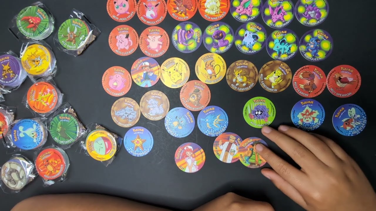 Pokemon tazos ( part 1)