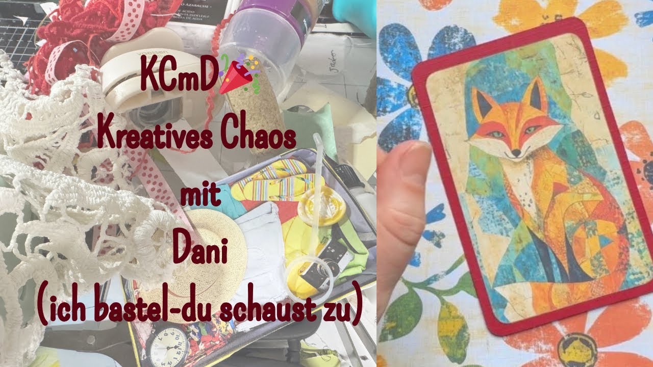Basteln mit Junk-ein Folder entsteht 🤩 Teil 4 und fertig🎉🎉