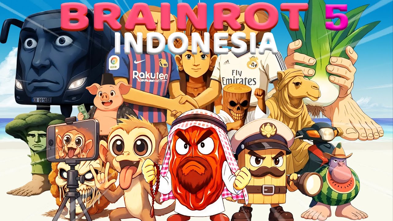 INDONESIAN BRAINROT: ANIME OPENING (P.5) | Official Music Video