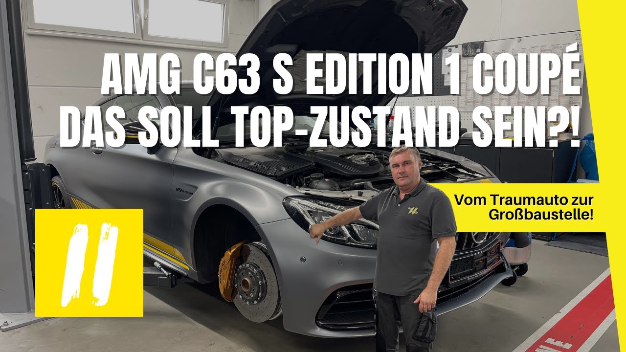 AMG C63 S Coupé - Auf Werkstatt-Empfehlung an Großbaustelle geraten...