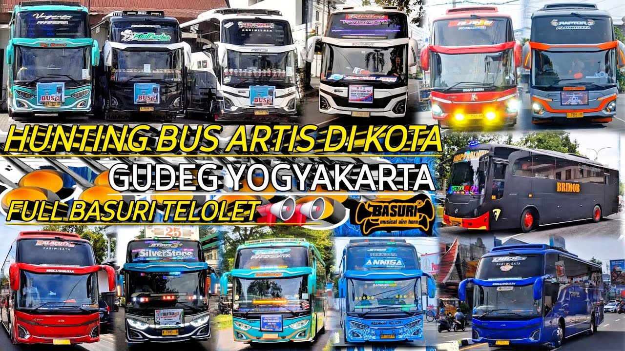 HEBOH‼️HUNTING ROMBONGAN BUS ARTIS SERANG JOGJA😍🔥,KOTA GUDEG FULL BASURI TELOLET📢📢📢