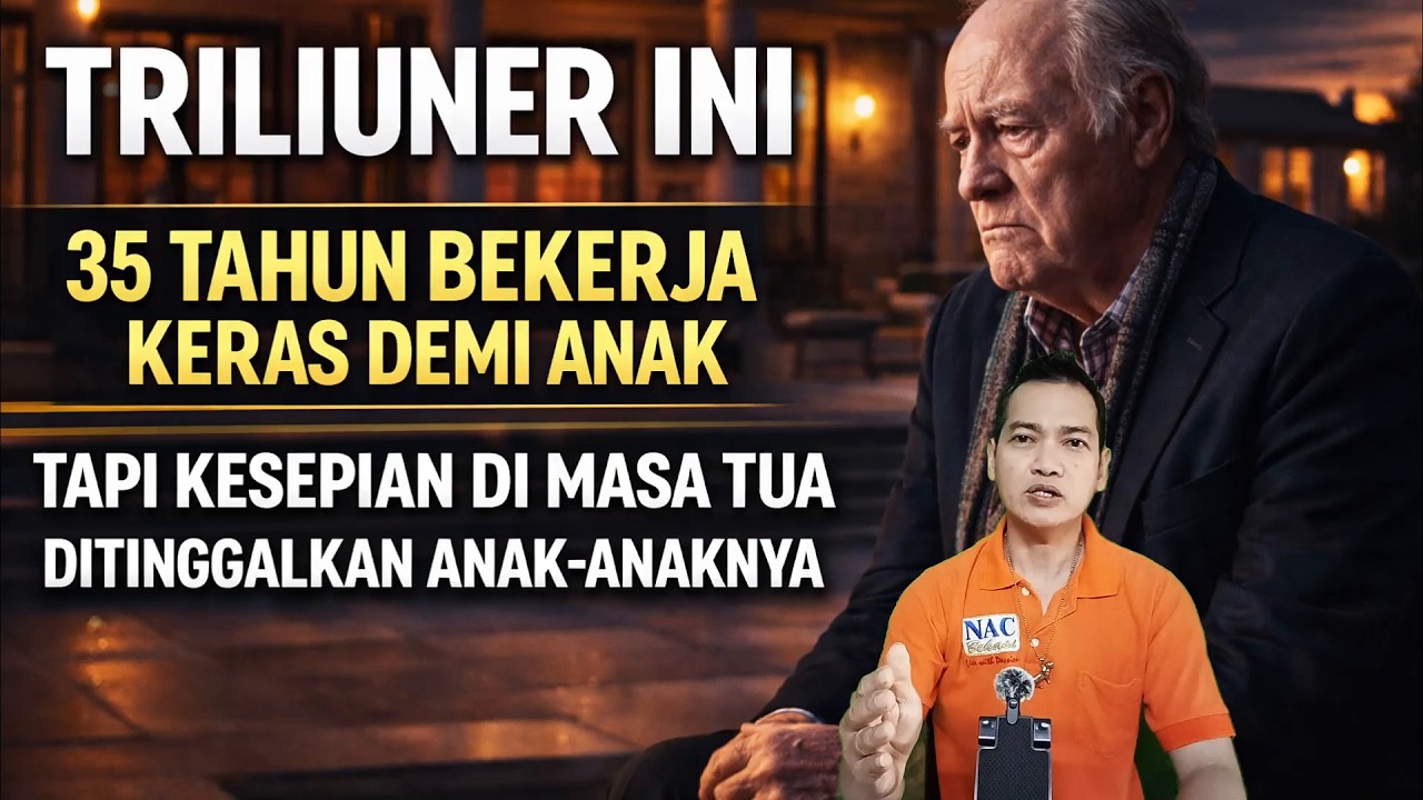 TRILIUNER INI 35 TAHUN BEKERJA KERAS DEMI ANAK, TAPI KESEPIAN DI MASA TUA