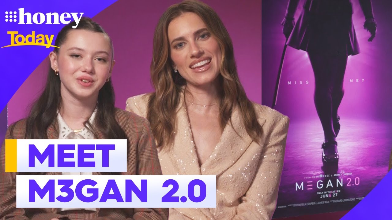 Allison Williams and Violet McGraw on M3GAN 2.0 | 9Honey