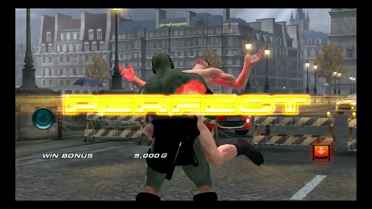 TTT2 - Gyaku ryona Hwoarang gets soul sucked and bearhugged by Ancient Ogre