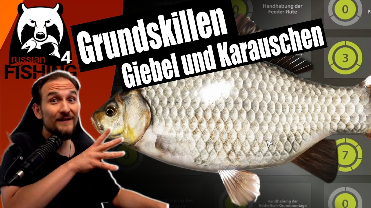 Russian Fishing 4 - Windenbach - Grund skillen Giebel Karauschen