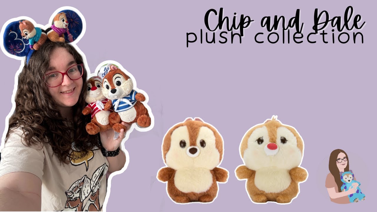 chip n dale plush collection | classic disney store plushes to seasonal delights