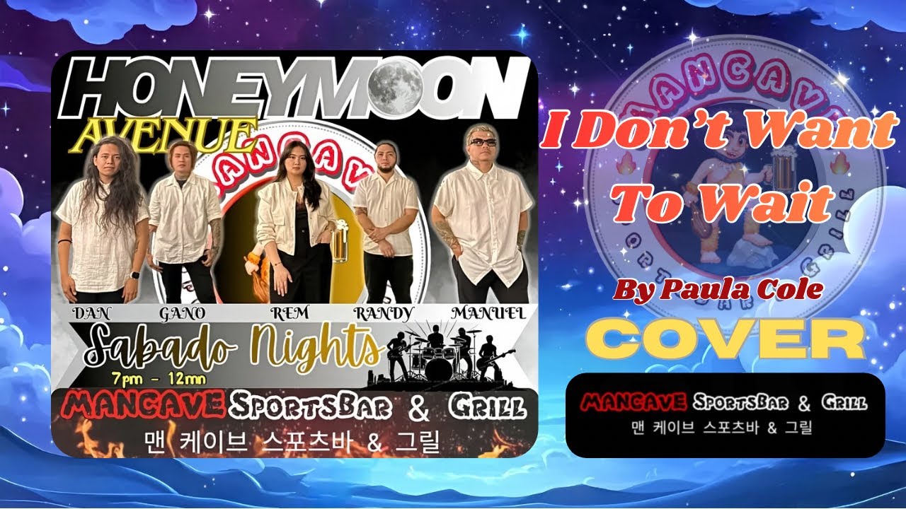 I Don't Want To Wait by Paula Cole cover by Honeymoon Avenue