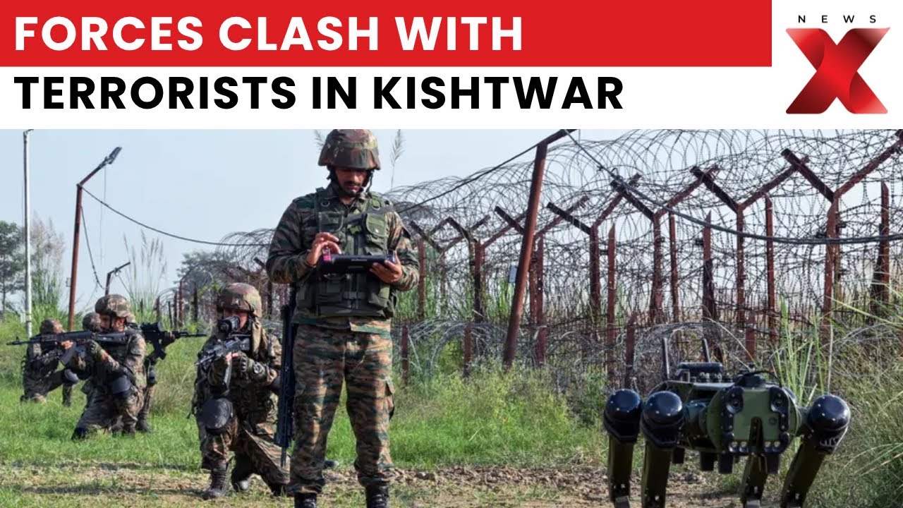 Anti-Terror Operation Underway in Chhatru, Kishtwar; Security Forces Engage Terrorists