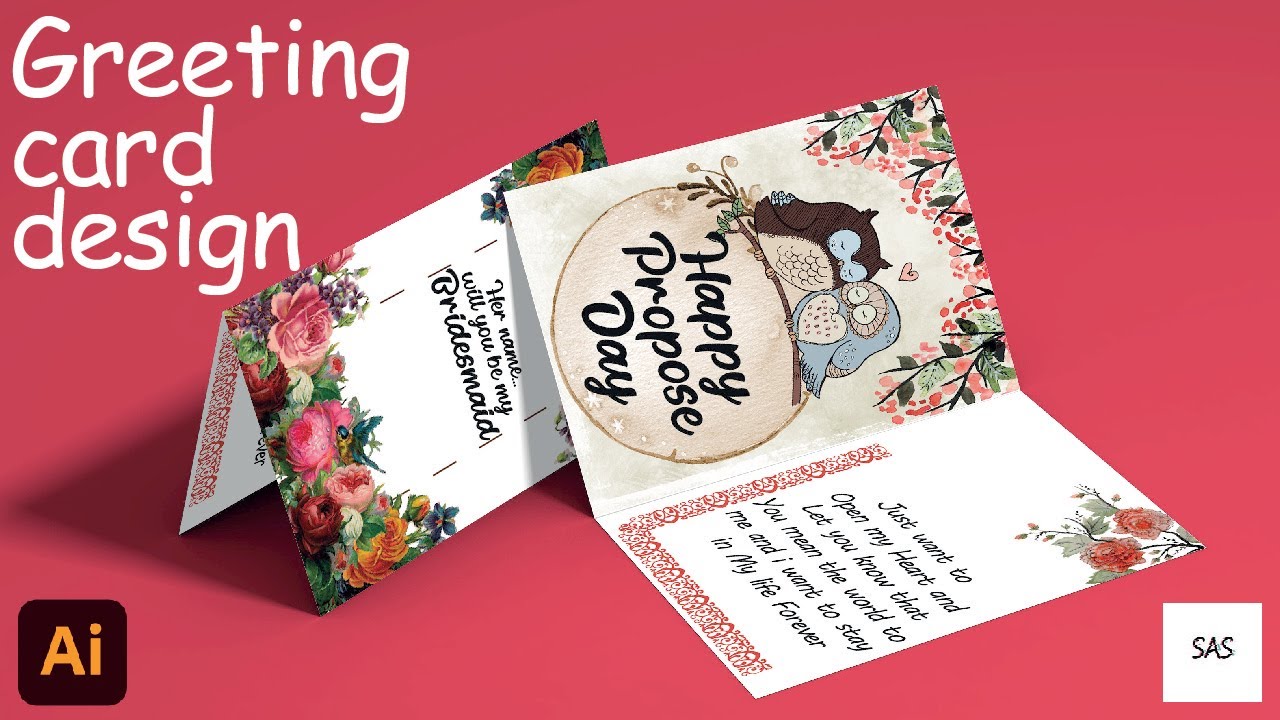 Greeting Card Design in Illustrator | Illustrator | SAS